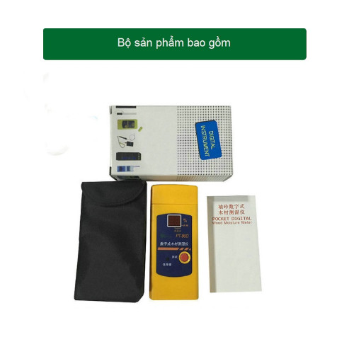 Máy đo độ ẩm gỗ màn hình LED phạm vi đo 5% ~ 40%