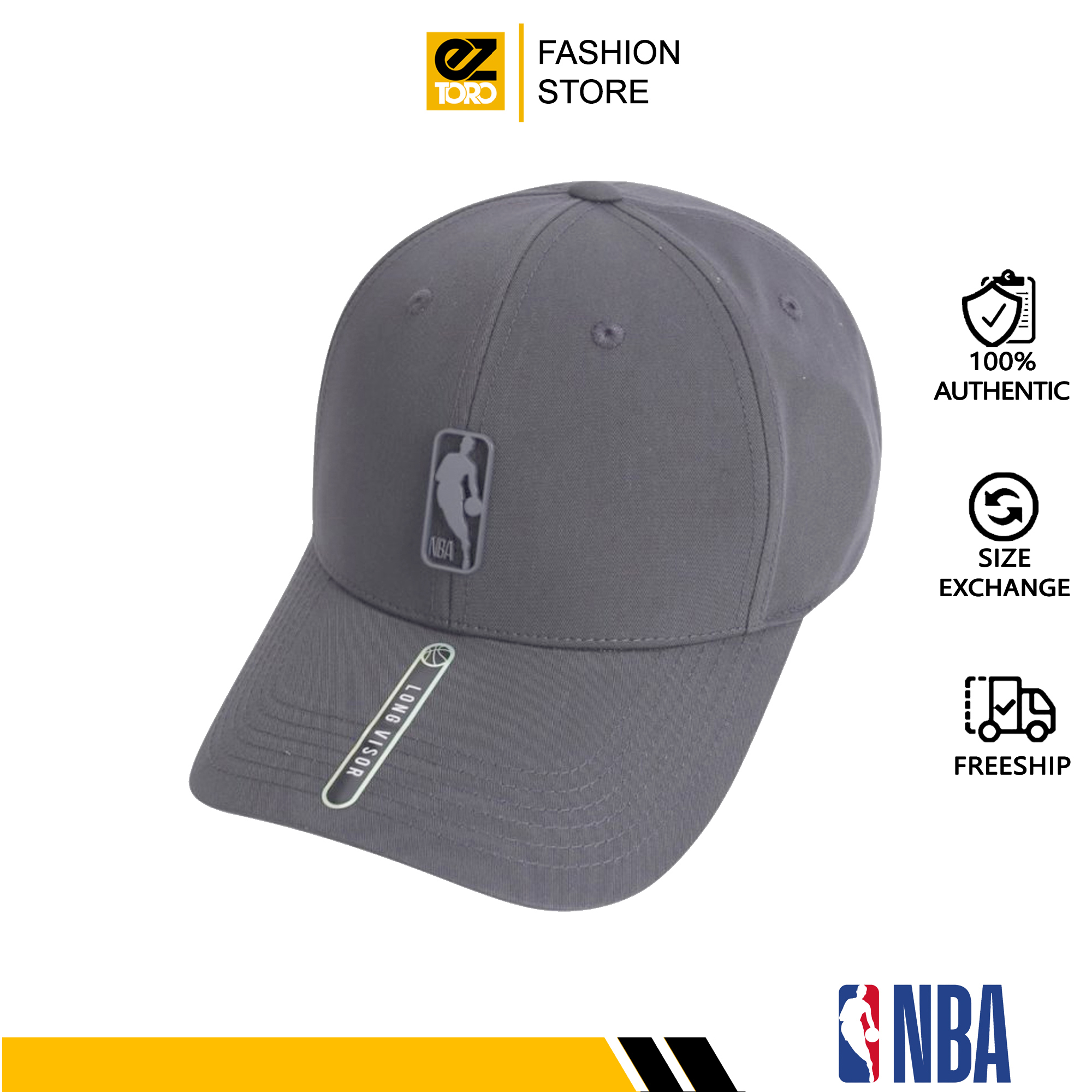 Mũ NBA Logoman Matte Metal HARD CURVED CAP-A - Nón lưỡi trai thời trang cho nam, nữ, unisex