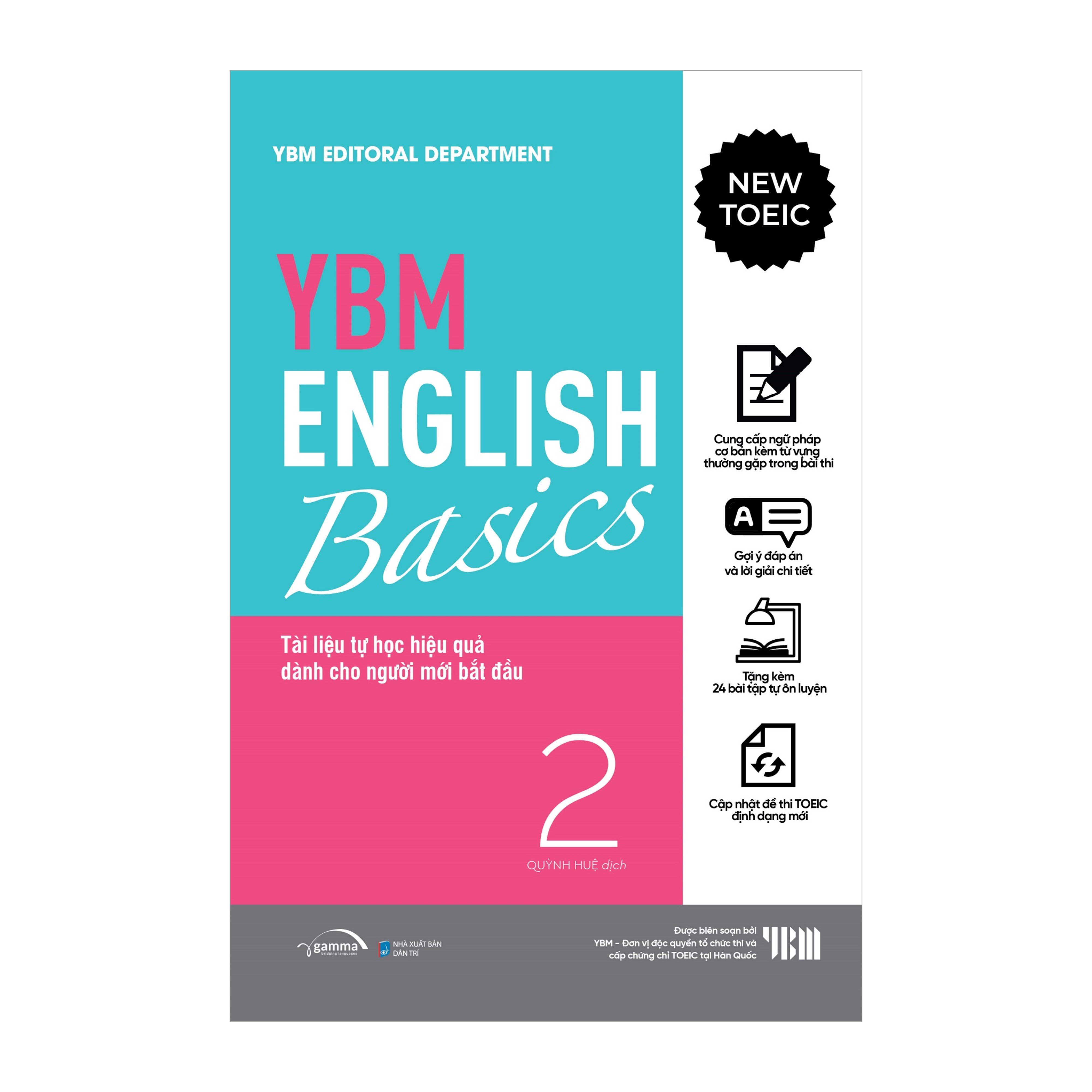 Combo Trọn Bộ YBM English Basics 1+2