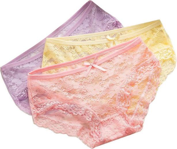 Combo 5 quần lót nữ cao cấp ren hoa quyến rũ mềm mại thoải mái.