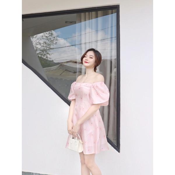 Đầm WONDER HOUSE cerci tay bồng