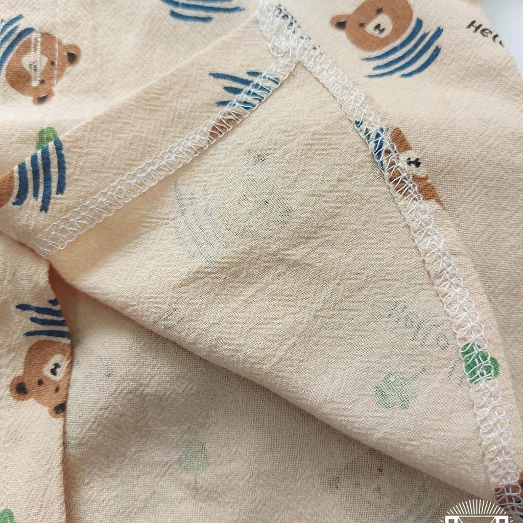 Set Áo Sơmi Hình Gấu Quần Bò Size M/L/XL, Dành Cho Bạn Từ 10 -15kg