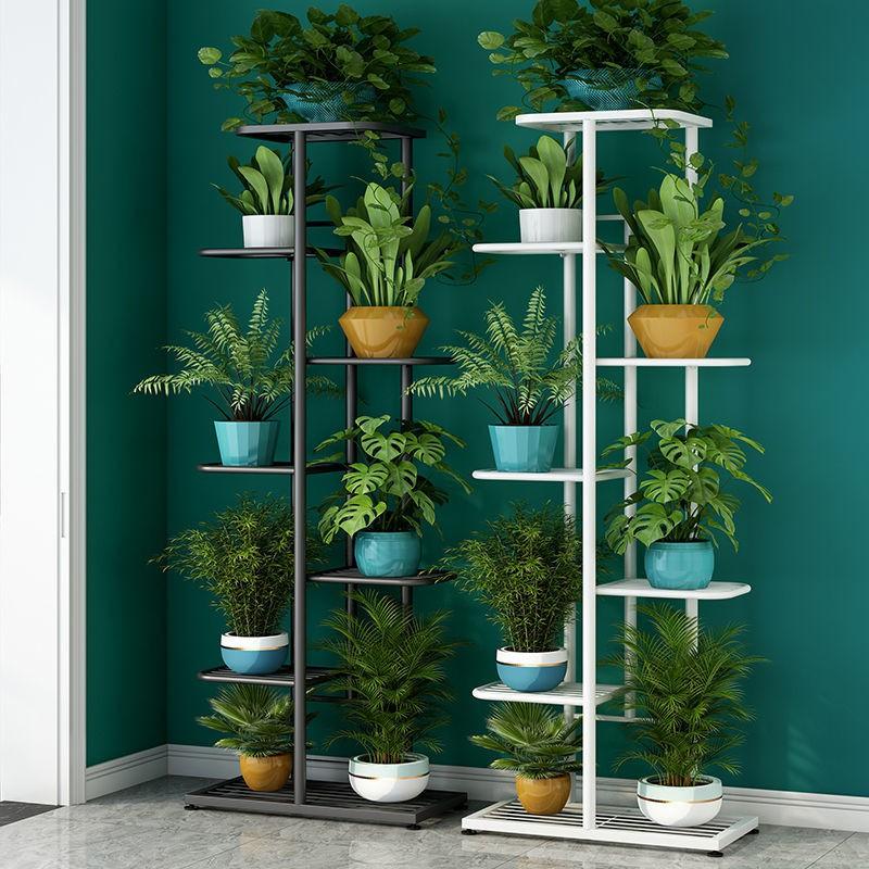 Kệ hoa trong nhà nhiều tầng, chịu lực tốt, sơn chống rỉ cao cấp, thiết kê chân tròn phong cách hiện đại nhiều kích thước