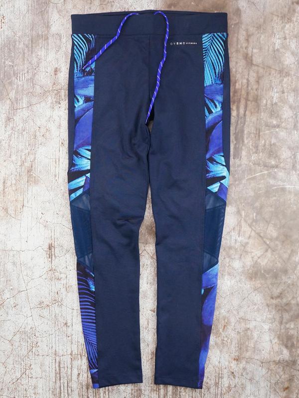 Quần Legging OYSHO Floral Mesh Panels Leggings- SIZE M