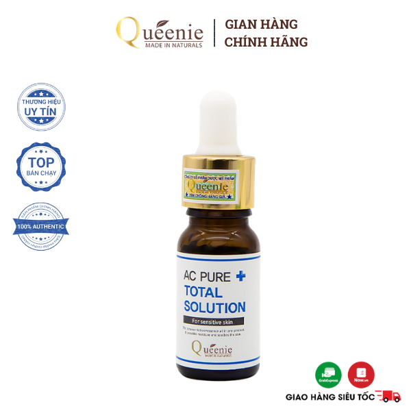 Tinh chất Queenie trải nghiệm loại bỏ mụn ẩn, dưỡng da mịn màng 10ml - Mỹ Phẩm Hàn Quốc