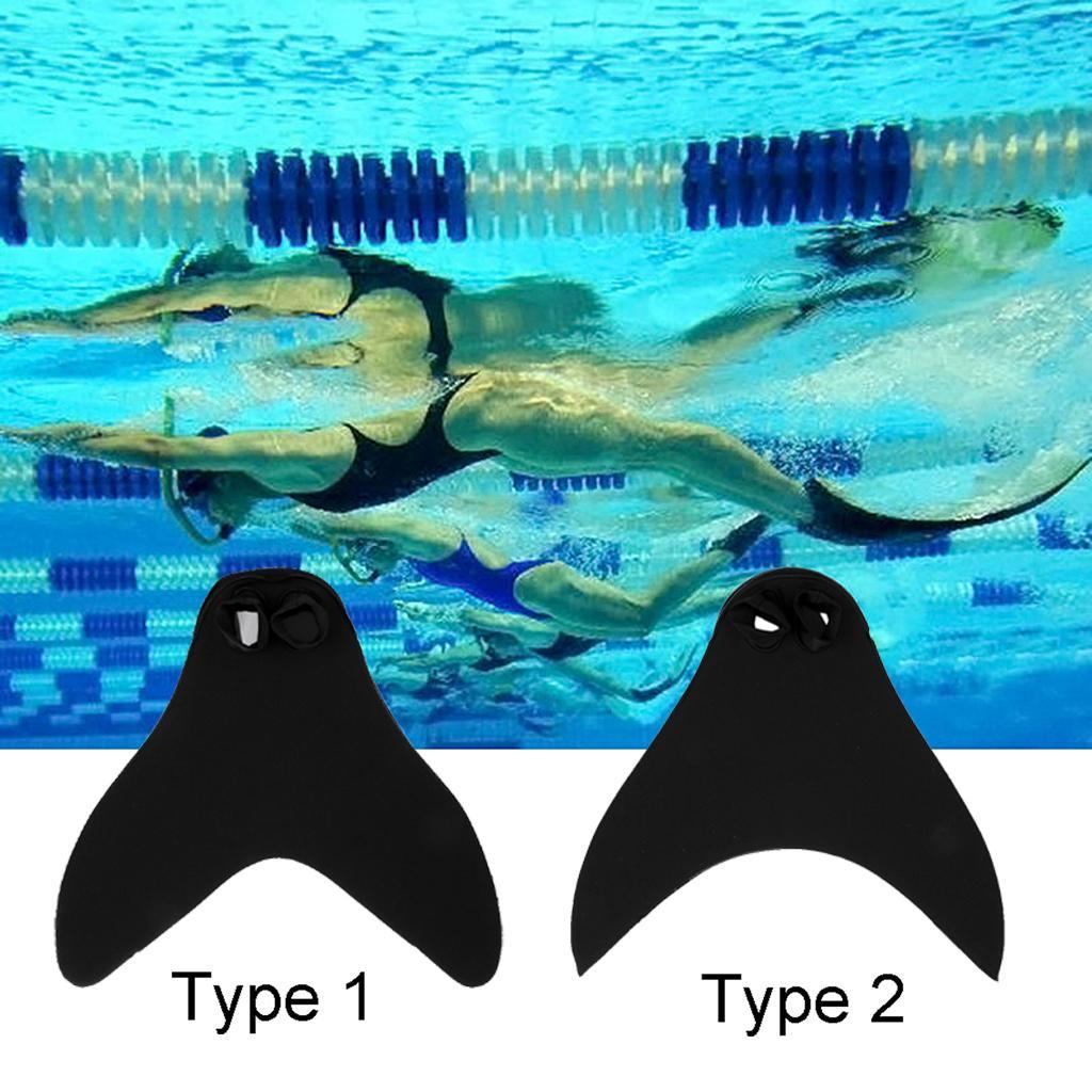 2 Different Types Mermaid Tails Adult Kids Monofin Mono Diving Swimming Fin Foot Flipper Swim Training