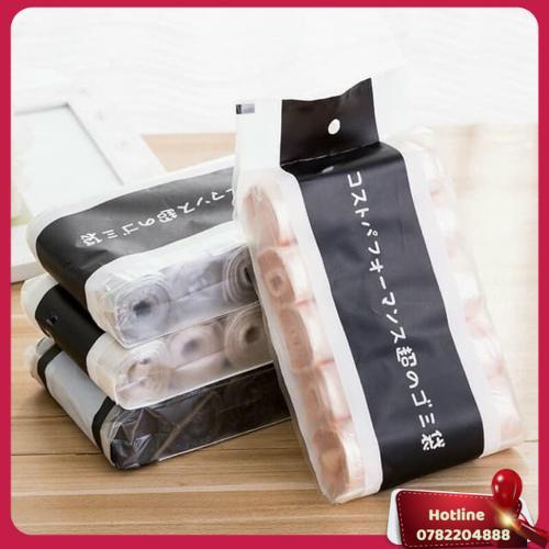 Túi Đựng Rác Công Nghệ Nhật Bản 100 Túi 45X50Cm - Set 5 Cuộn Túi Đựng Rác Công Nghệ Nhật Bản