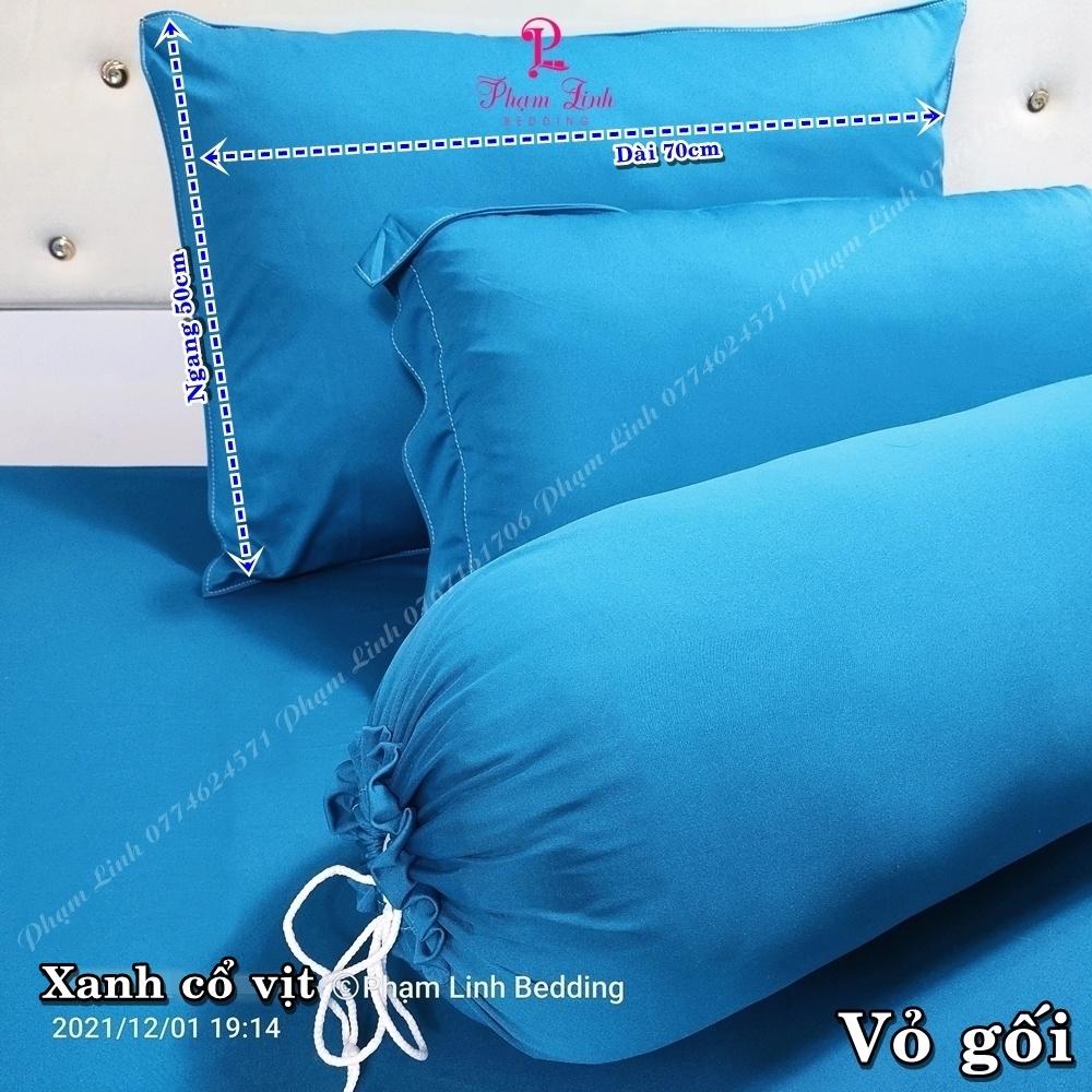 Áo gối-vỏ gối vải thun sợi siu (silk) màu trơn Hàn Quốc áo gối bọc ngoài ruột gối