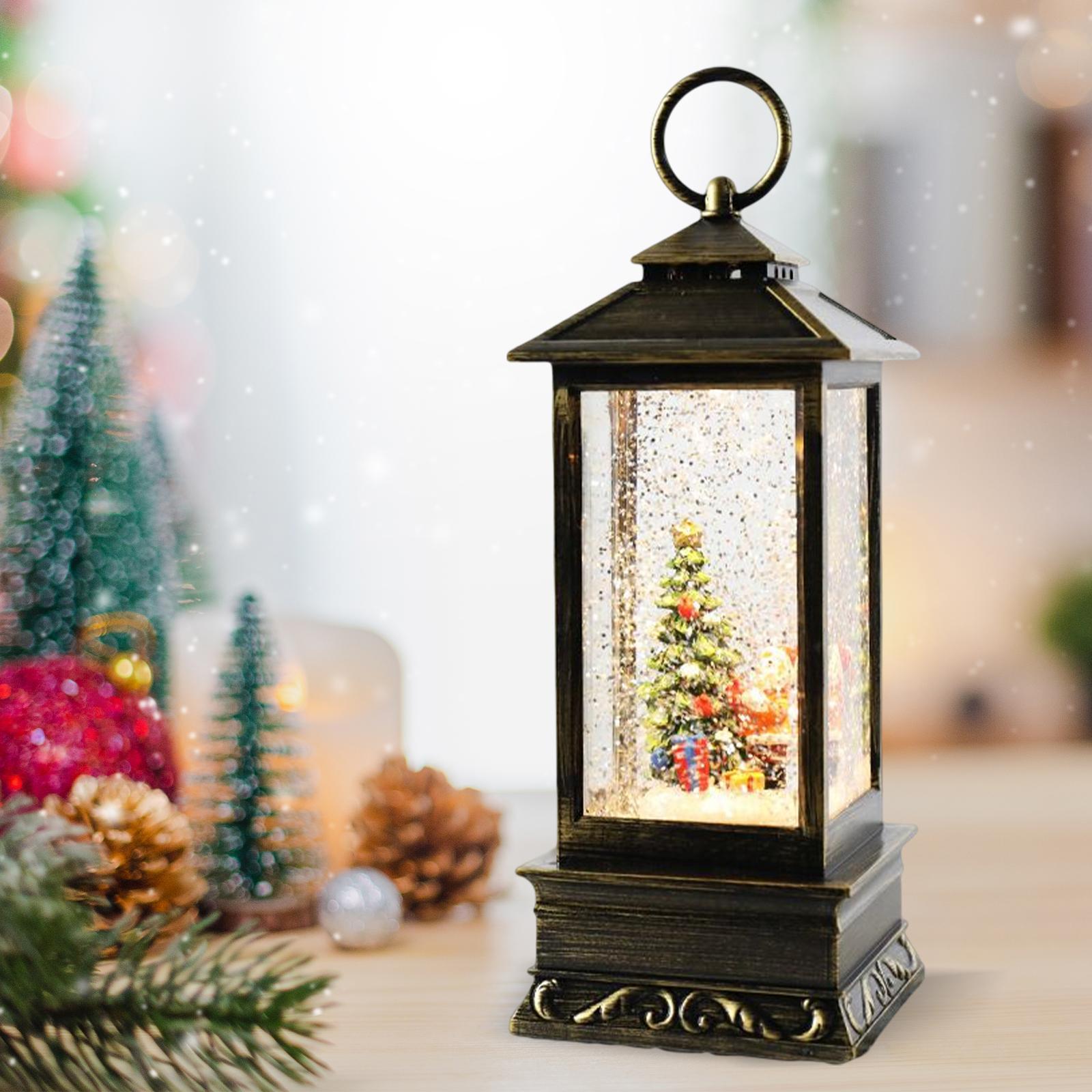 Christmas Lantern Music Box Kids Gift Decoration with Light Birthday Gift