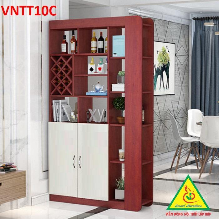 TỦ KỆ TRANG TRÍ KIÊM VÁCH NGĂN VNTT10C - Nội thất lắp ráp Viendong Adv