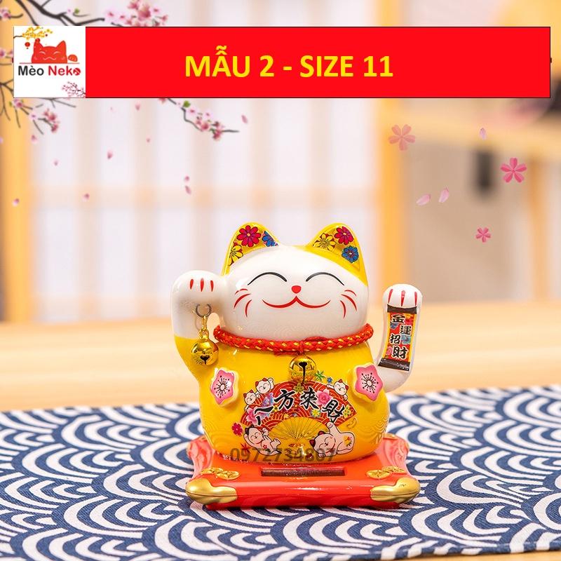 MÈO THẦN TÀI VẪY TAY NĂNG LƯỢNG MẶT TRỜI