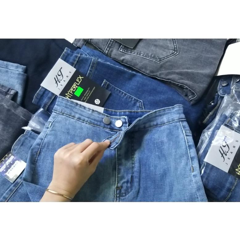 Quần jean ôm skinny lưng cao 2 khuy siêu hack dáng