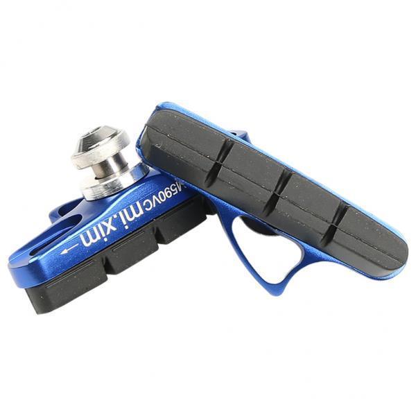 2x Bike Brake Pads, No Noise Road Mountain Cycle Rubber Brake Shoes, Anti-Skid Brake Blocks Set