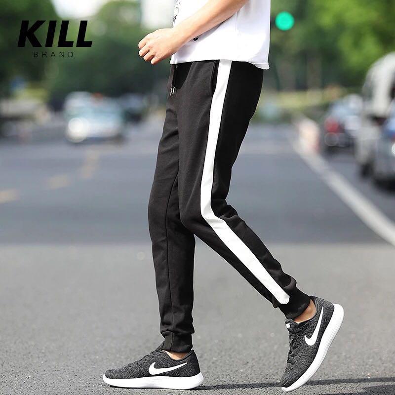 Quần jogger sọc trắng thể thao