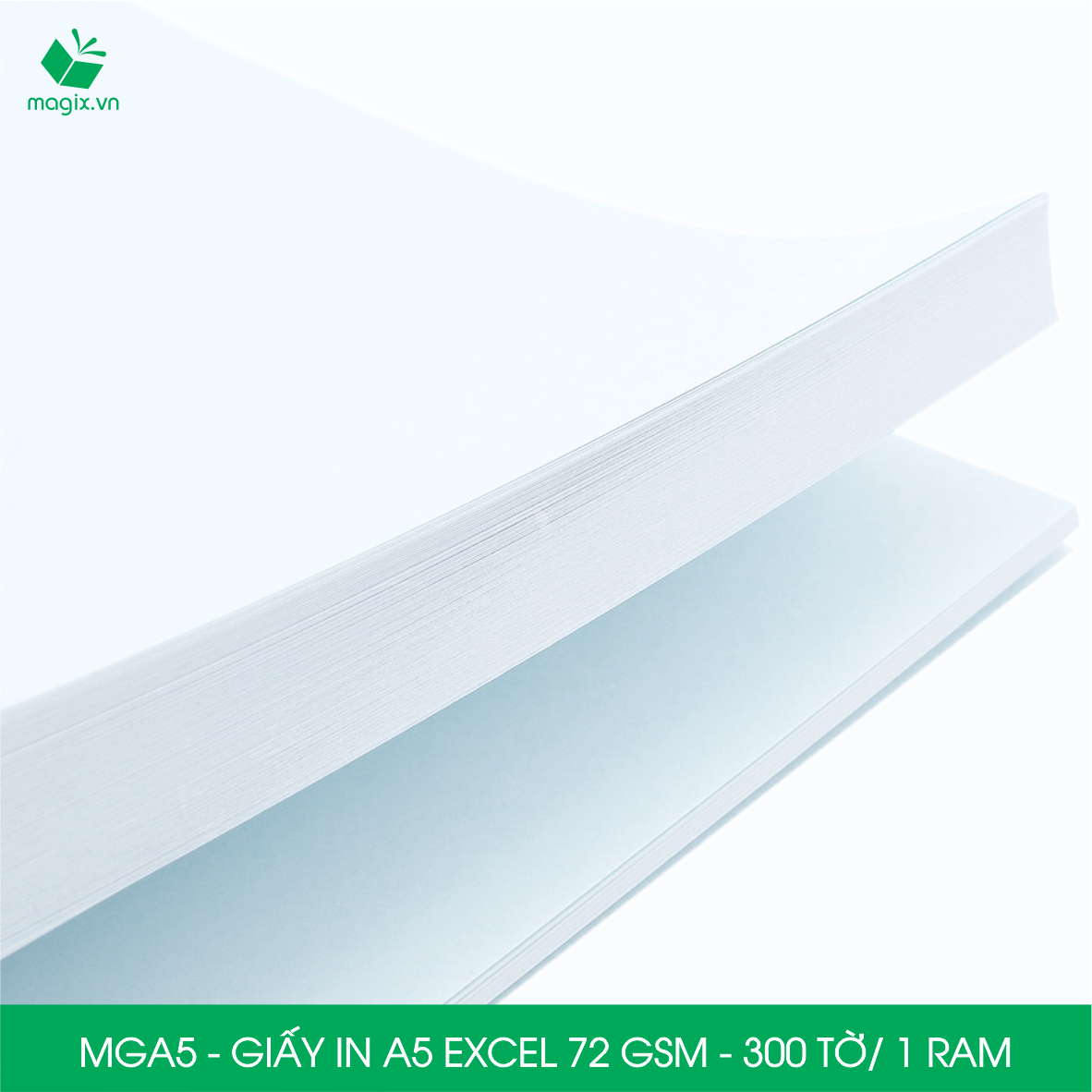 Combo 2 ram Giấy in đơn hàng A5 Excel 72 gsm - Giấy in văn phòng