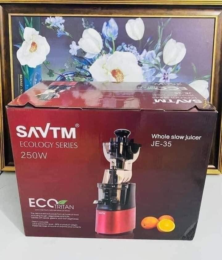 Máy Ép Hoa Quả Rau Củ Tốc Độ Chậm SAVTM JE-35 cỡ lớn ép cả quả giữ nguyên chất dinh dưỡng