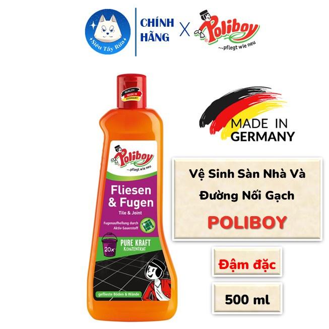 Nước Lau Sàn Nhà Đậm Đặc POLIBOY Bảo Vệ Gạch Men, Làm Sạch Đường Chỉ Gạch 500ml