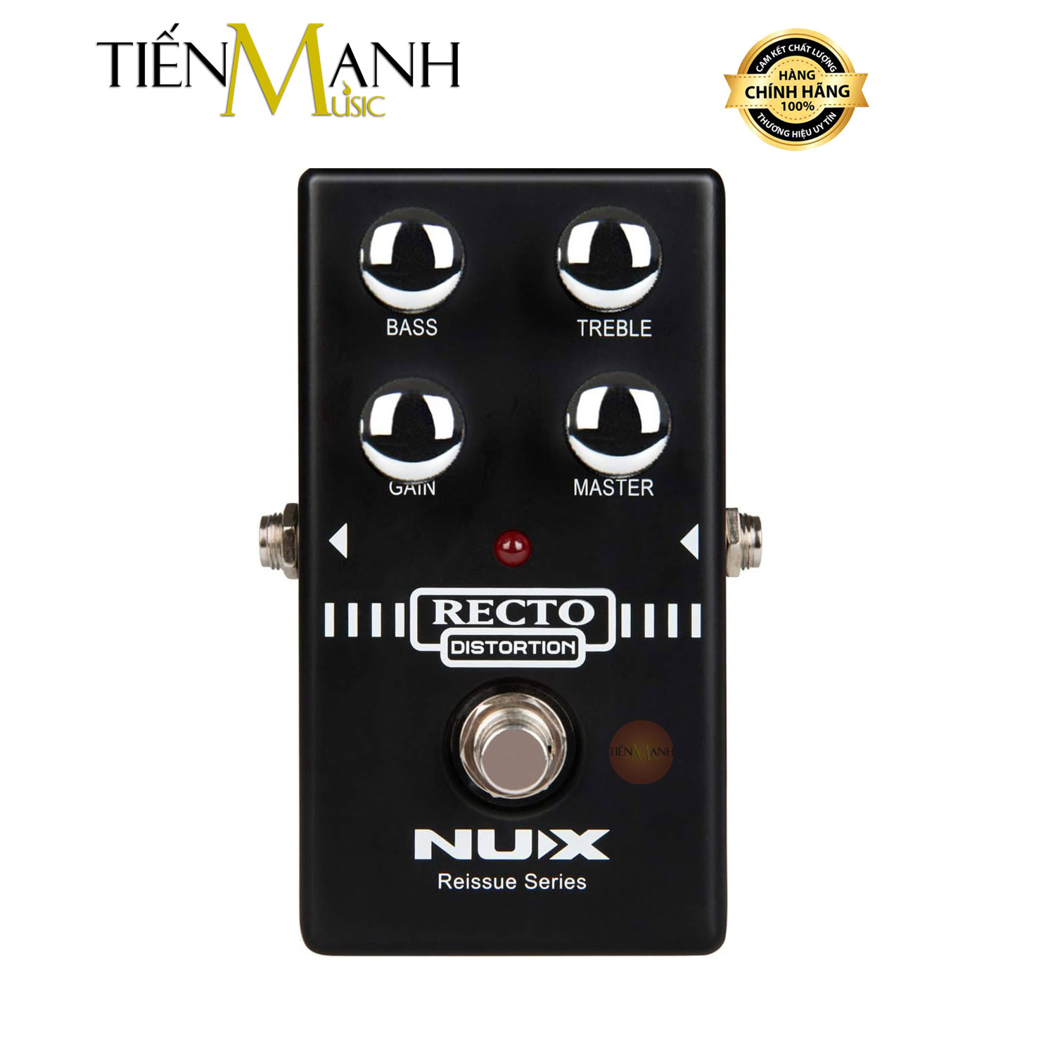 Phơ Đàn Guitar Nux Distortion - Bàn Đạp Bộ Phá, Méo Tiếng Fuzz Pedals RECTO REC TO Hàng Chính Hãng