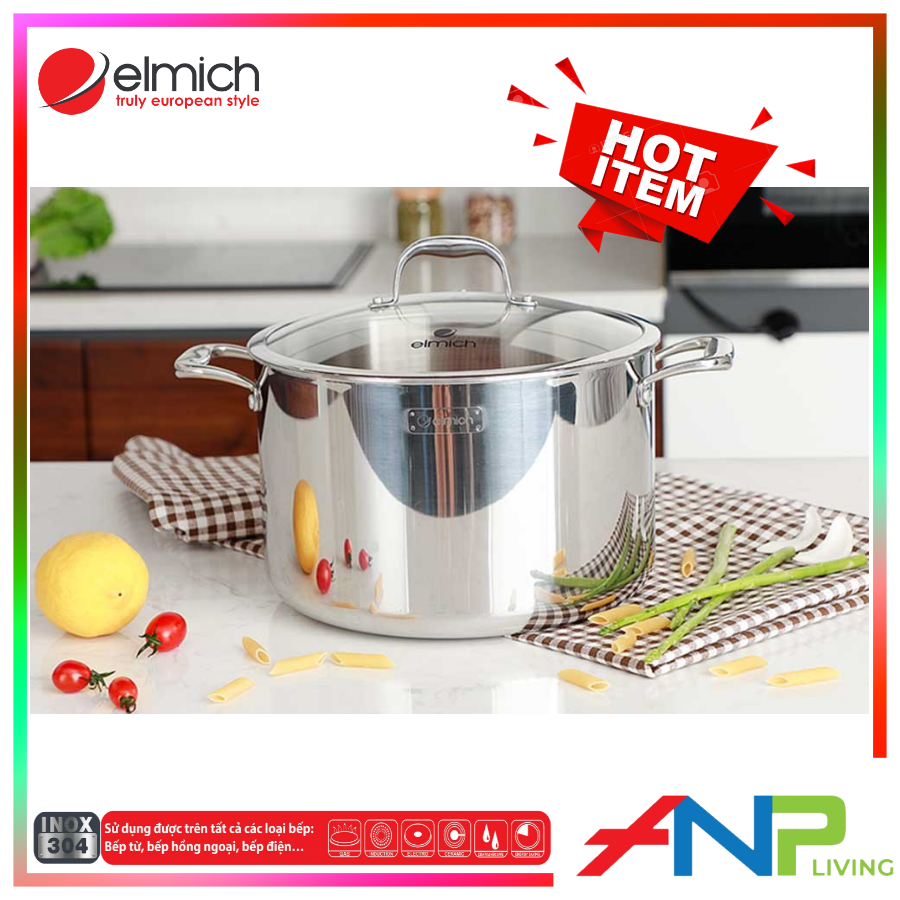 NỒI INOX 3 LỚP CAO CẤP ĐÁY LIỀN TRI-MAX XS 28cm