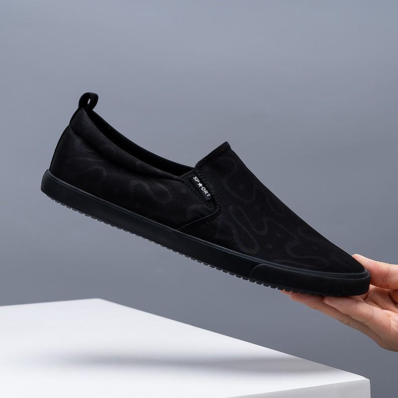 Giày lười nam - Slip on nam vải - Mã A2201Đ