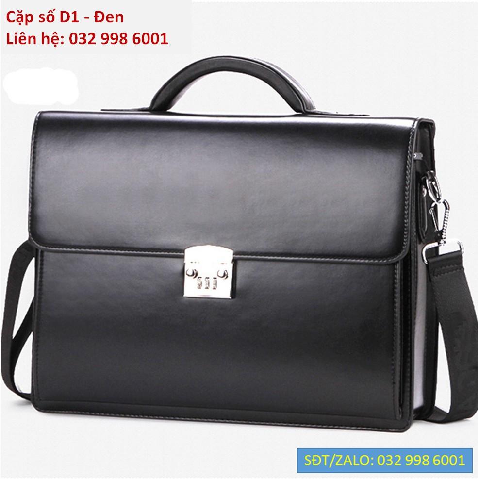 Cặp số đựng laptop , cặp lãnh đạo D1 đen
