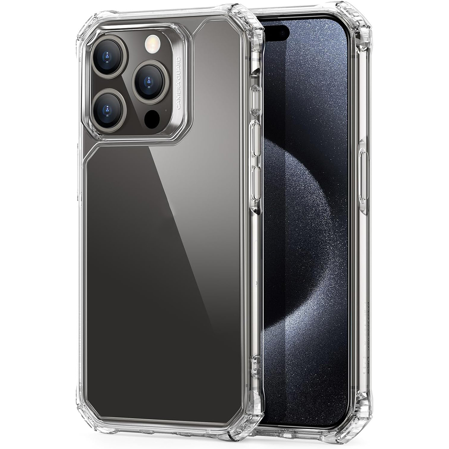 Ốp ESR cho iPhone 15 Pro Max, Bảo vệ cấp quân sự, Góc chống sốc, Mặt sau acrylic chống ố vàng, Ốp lưng cho iPhone 15 Pro Max, ESR Air Armor Trong suốt - Hàng Chính Hãng