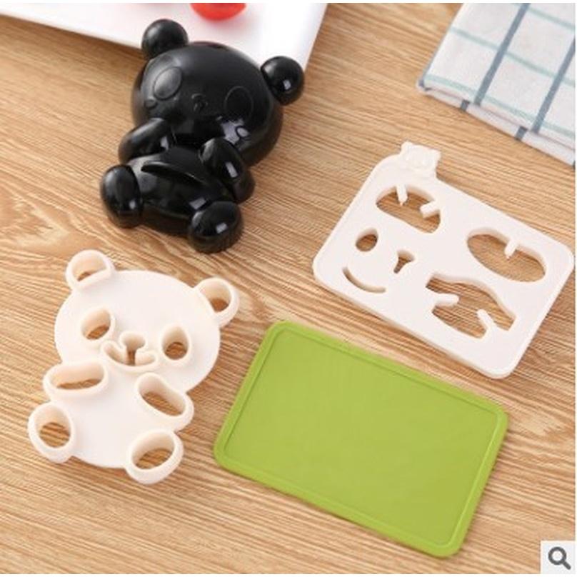 Khuôn Làm Cơm Nắm Hình Gấu Trúc Dễ Thương