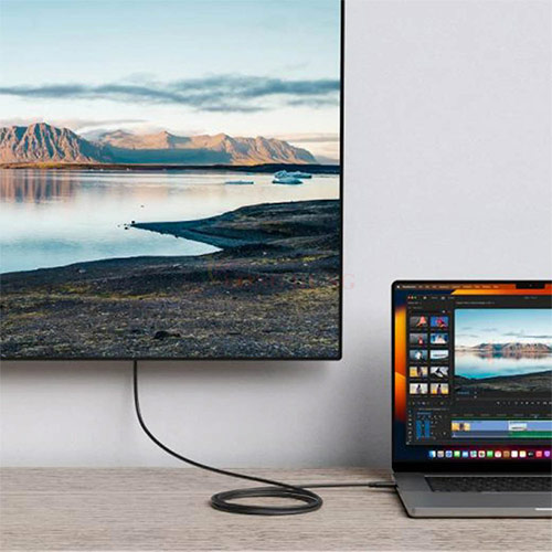 Cáp USB Type-C to Type-C HyperDrive Thunderbolt 4 PD 100W 2m HDTB4AC2GL - Hàng chính hãng