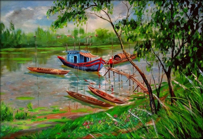 Cơm Nhà Xứ Quảng - Tủ sách Văn hóa Việt (Sách tặng kèm bộ postcard 6 tấm về Quảng Nam do họa sĩ Nguyễn Tấn Hiền sáng tác)