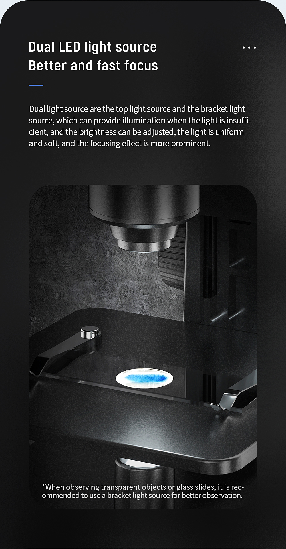 Kính hiển vi không dây kỹ thuật số ống kính kép Terino-WF2000X (Wifi, Phóng đại 500x-2000x)- Hàng chính hãng