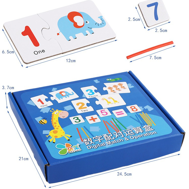 Đồ chơi bảng chữ cái gỗ và que tính học toán cho bé (giáo cụ montessori cho trẻ từ 3 tuổi)