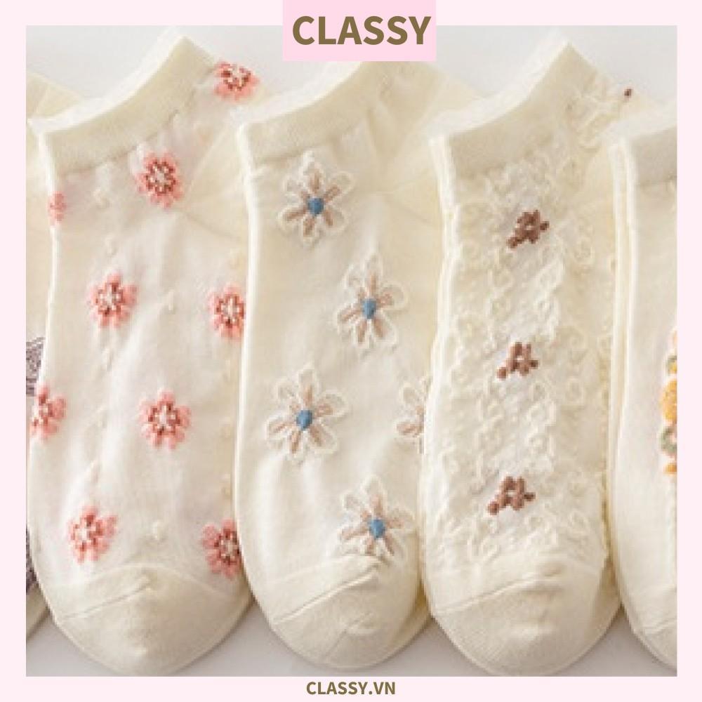 Tất cổ ngắn Classy, vớ cổ ngắn nhiều màu nhiều họa tiết vui nhộn G1461 - G1462 - G1464