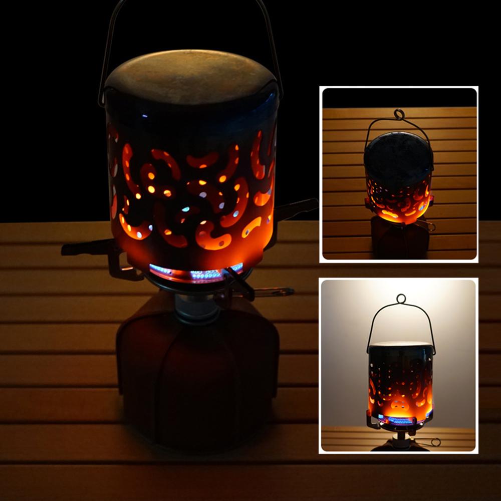 Lò sưởi mini ngoài trời Di động bằng thép không gỉ Lò nướng cắm trại Lều sưởi ấm cho Ba lô đi bộ leo núi Du lịch