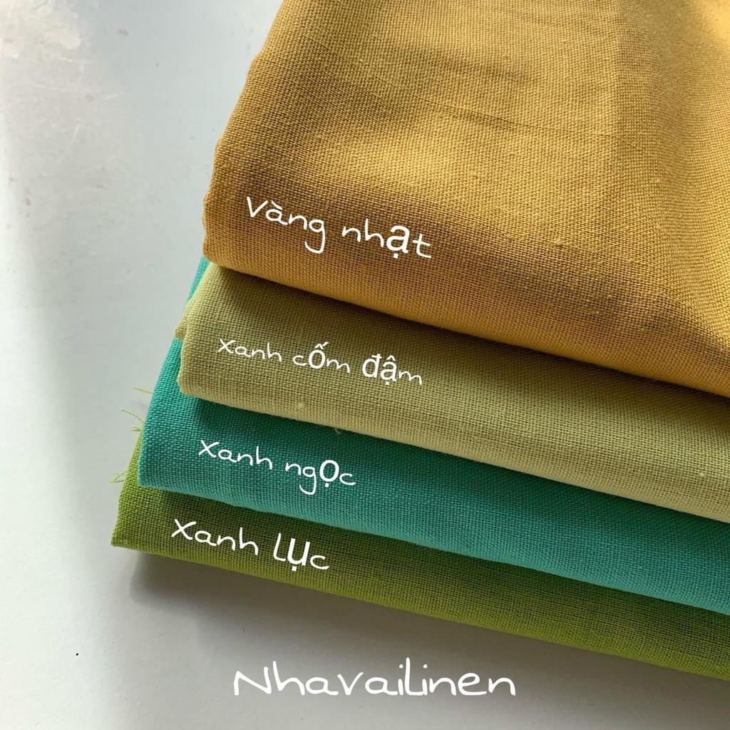 Vải linen bột tone trầm