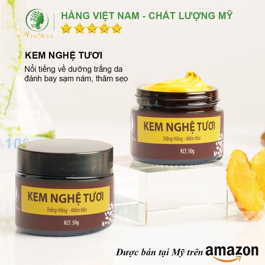 Bộ dưỡng trắng hồng da mặt và sáng da body Wonmom