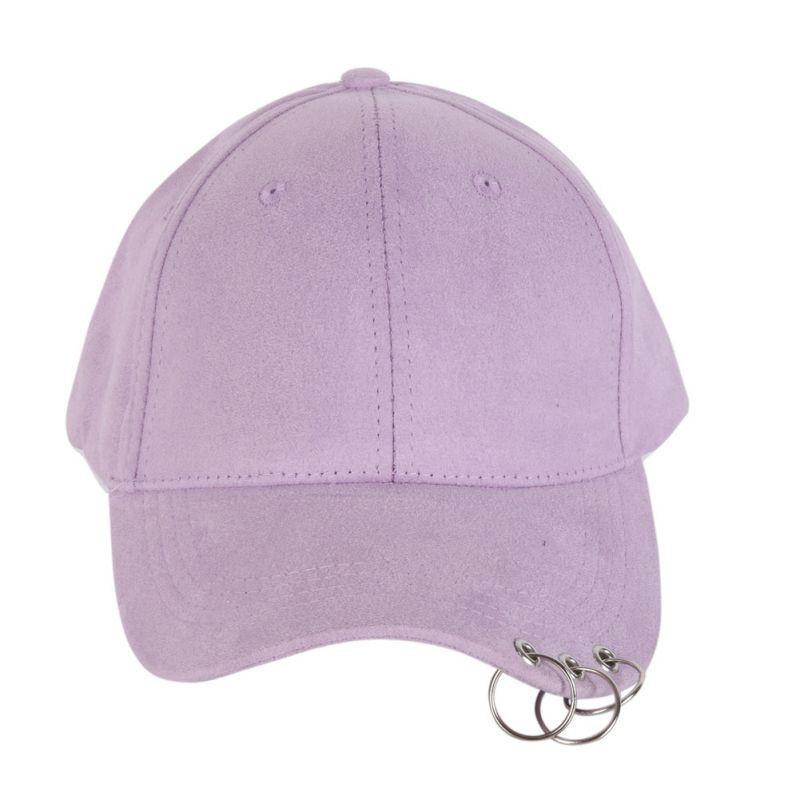 Mũ lưỡi trai phong cách hip hop có khoen tròn