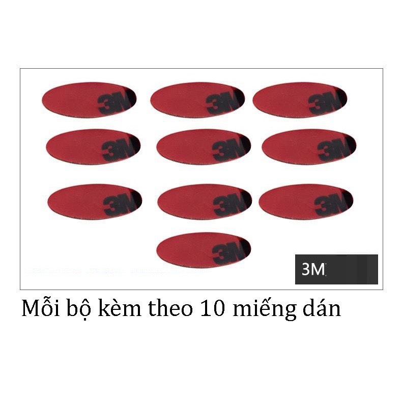 Bộ 8 Kẹp Giữ Dây Cáp Sạc / Tai Nghe USB Đa Năng Cho Xe Hơi