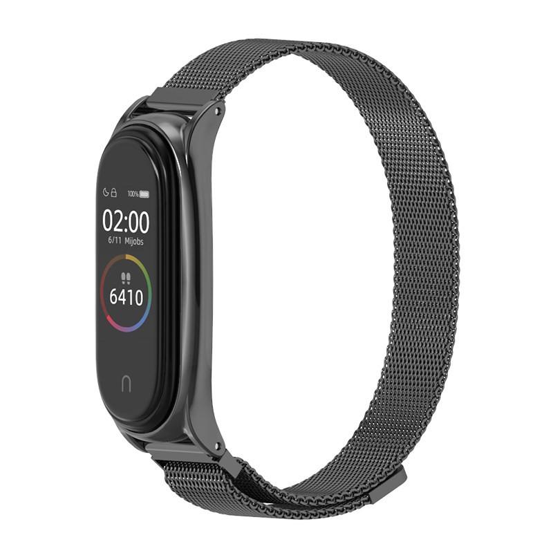 Dây Đeo Kim Loại Mắt Lưới Cho Mi Band 6/5/4/3 - Chất Lượng Tiêu Chuẩn, Màu Sắc Bắt Mắt