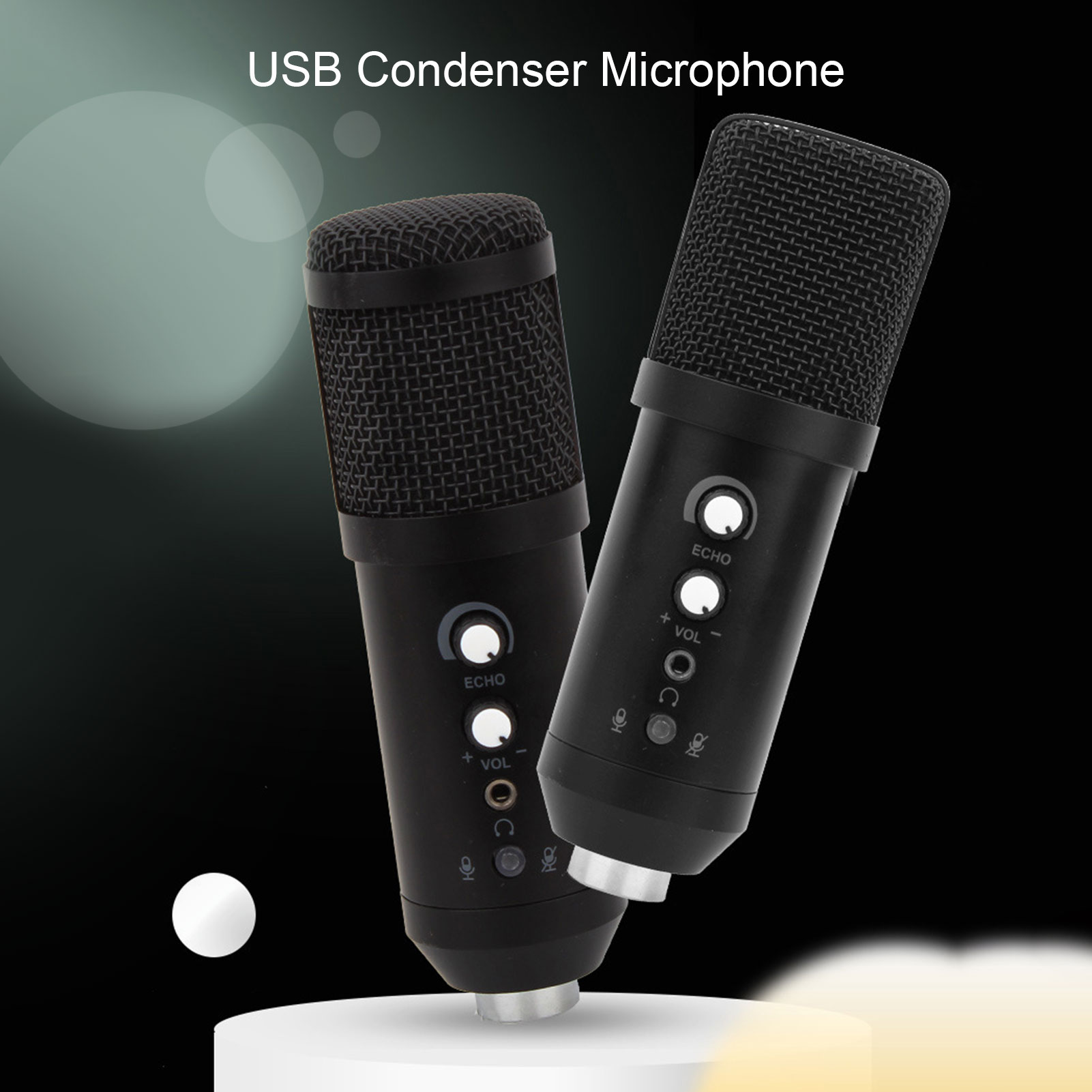 Micrô USB Phiên Bản Nâng Cấp Có Chức Năng Reverb / Màn Hình / Tắt Tiếng Micrô