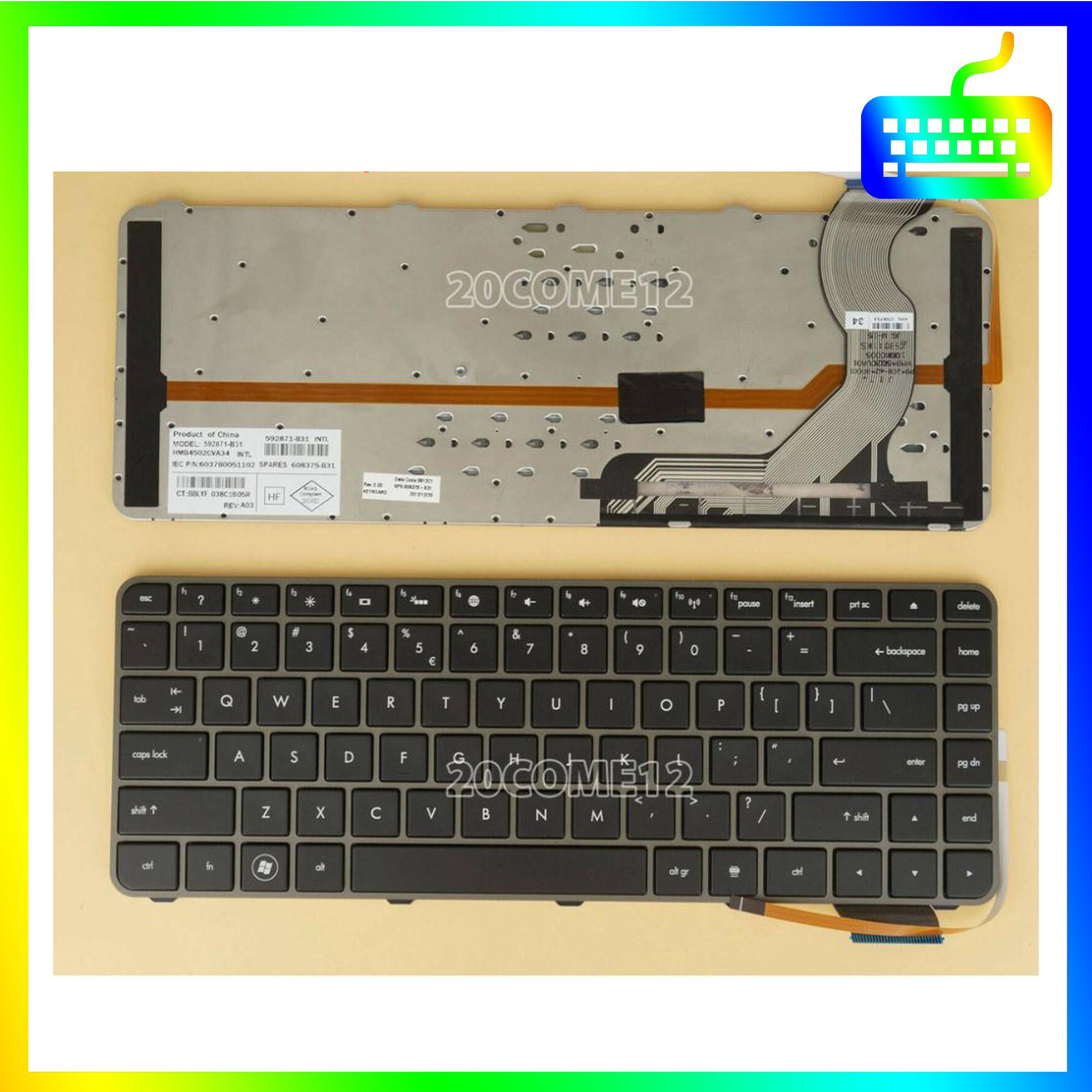 Bàn phím dành cho laptop HP Envy 14 14T 14-1000 14-1100 Không Led - Phím Zin - Hàng Chính Hãng