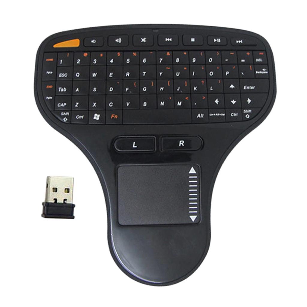 2.4G Mini Wireless Keyboard with Touchpad Remote Control for PC