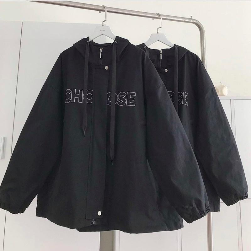 Áo khoác dù CHOOSE Jacket 2 Lớp Unisex (Ảnh thật/Có Sẵn)_Unisex