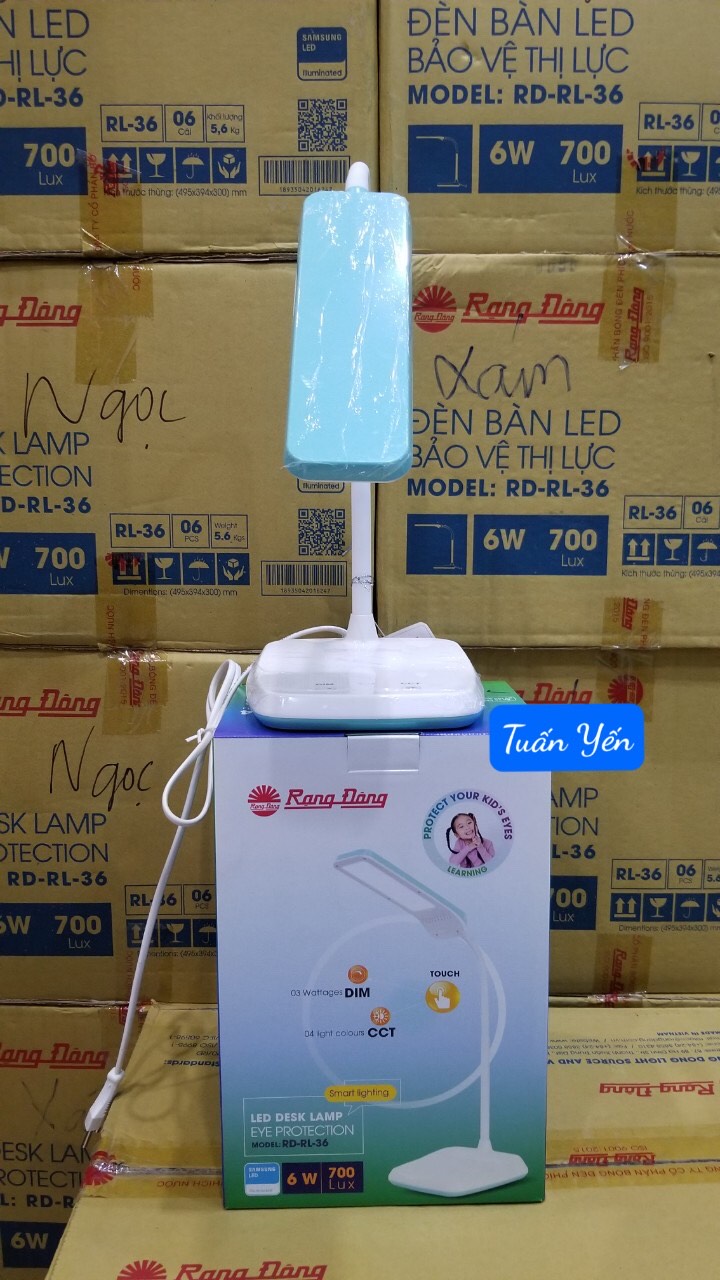 Đèn bàn học led cảm ứng chính hãng Rạng Đông Model: RD RL 36 LED