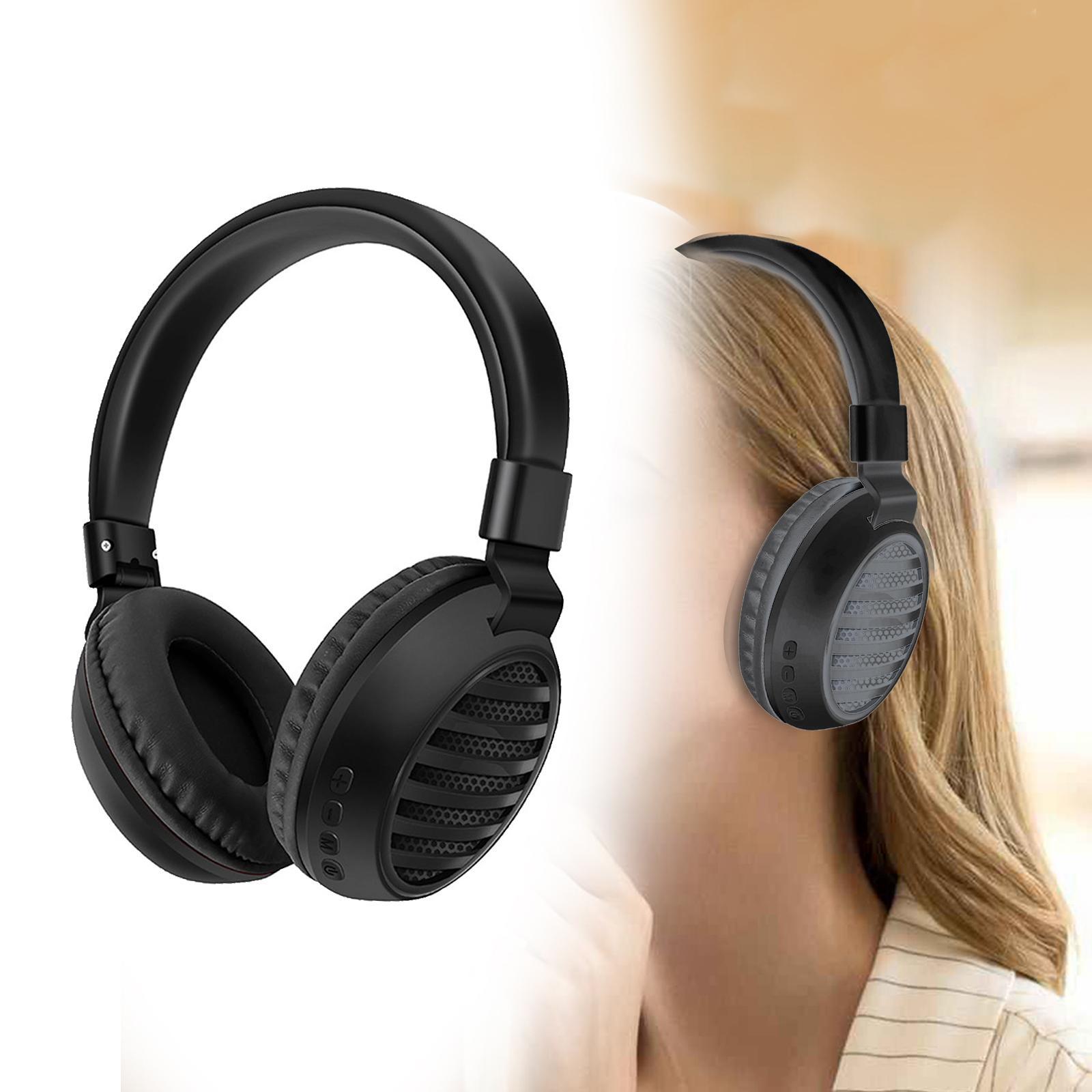 Bluetooth Over Ear Headphones with Adjustable Headband Bluetooth Headphones for Laptop