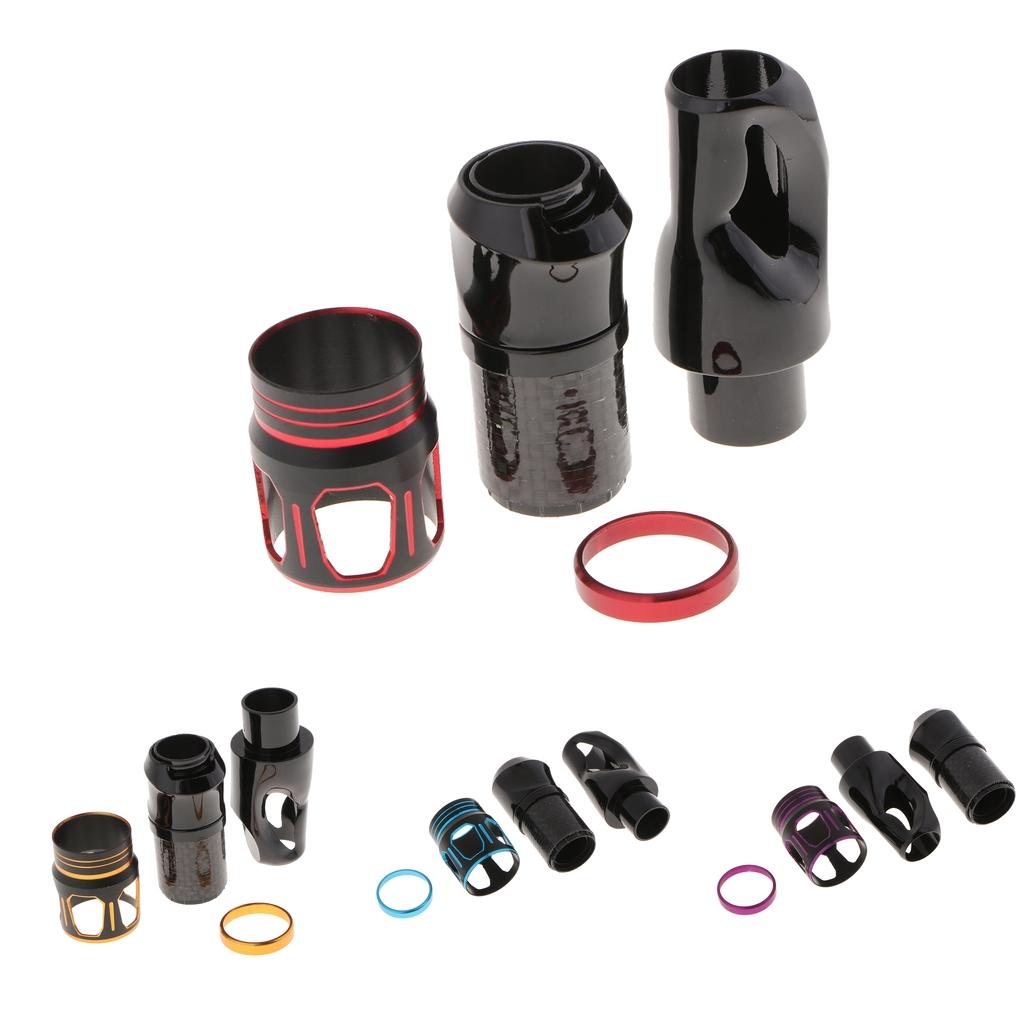 Aluminum Alloy Spinning Reel Seat Fishing Rod Handle Kit Rod Building
