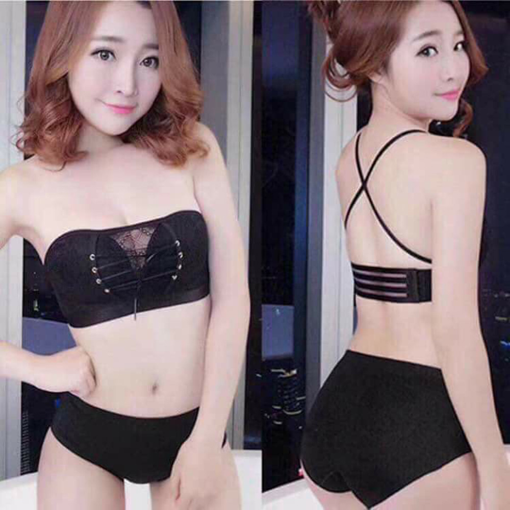 Áo ngực chống tụt quả ngang dây rút
