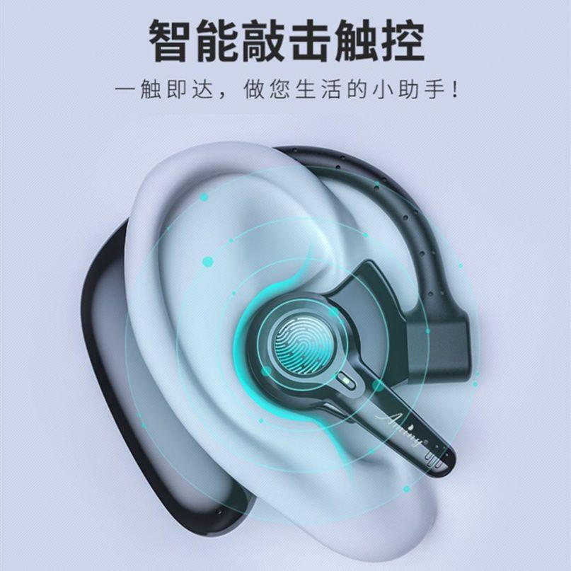 Tai nghe Bluetooth Emini phong cách mới nhất Bluetooth không dây UTWO thời lượng pin chờ siêu dài thể thao giảm tiếng ồn tai treo hai tai phổ thông