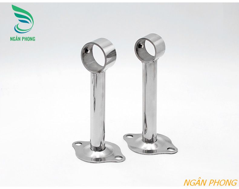 BỘ BÁT ĐỠ INOX TREO RÈM CỬA