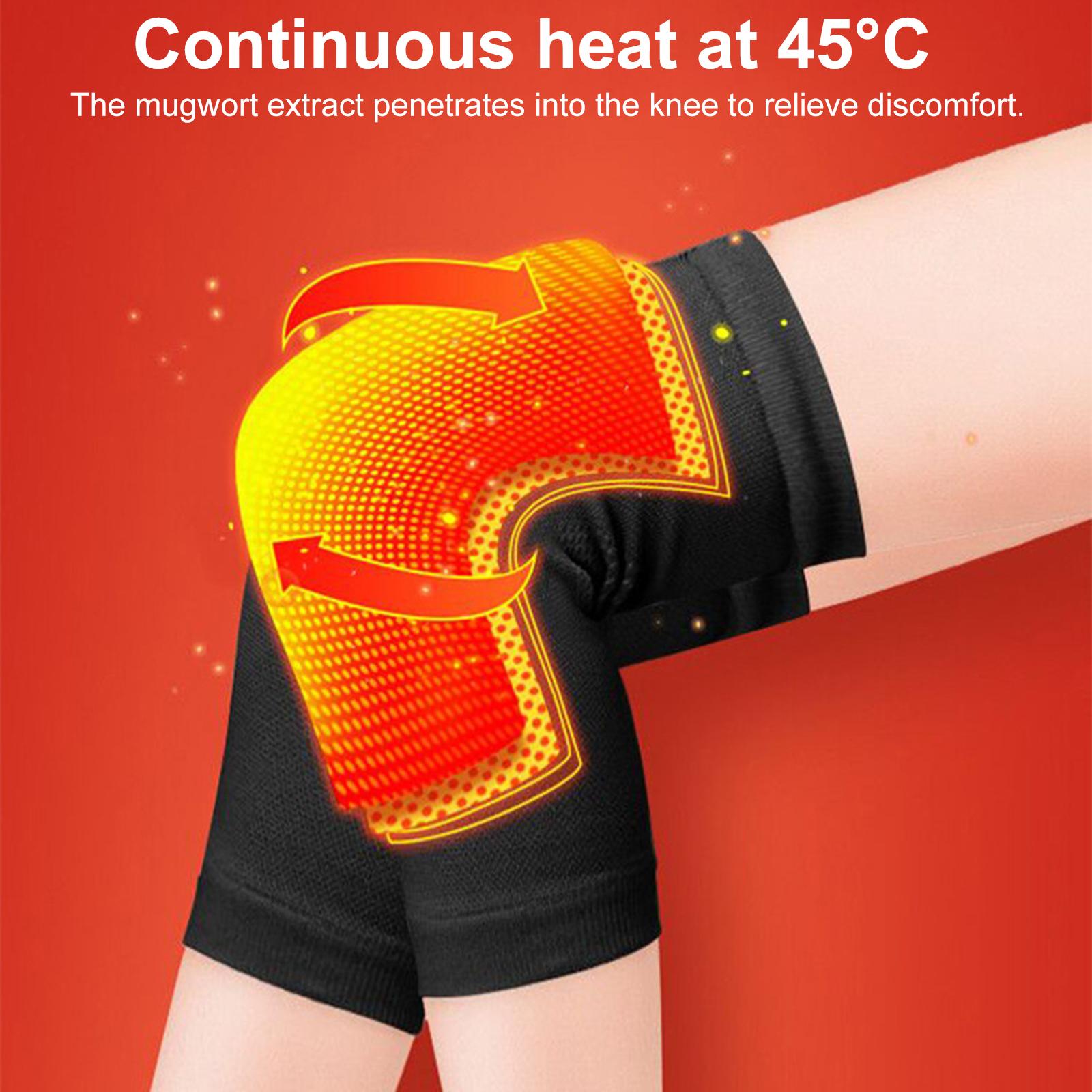 2PCS Knee Support Knee C ompression Sleeve Brace Comp ression Band Breathable Design for Running Basketball Baseball Hiking Sport Activities