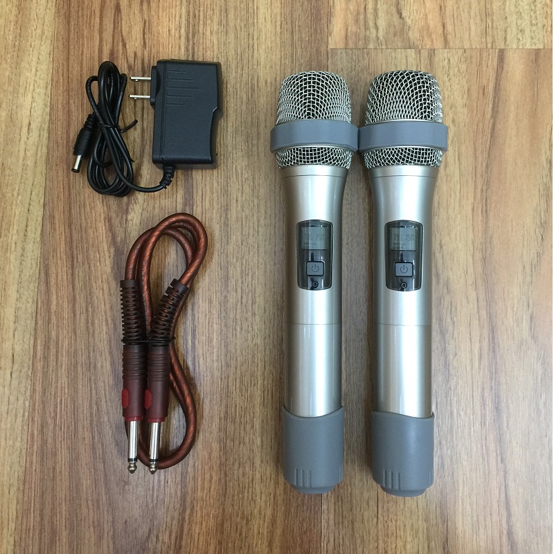 Micro Karaoke Không Dây Cao Cấp Rely UT-110, Phạm vi sử dụng 100m, Thay đổi 200 Kênh tầng số  tránh trùng sóng khi 2 mic gần nhau  , Chống rú rít cực tốt - Hàng nhập khẩu